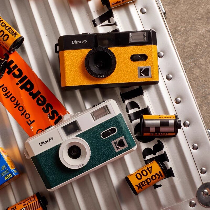 KODAK-appareil-photo-retro-Ultra-F9-35mm-Film-reutilisable-couleur-jaune-135-studio-martin-photographe