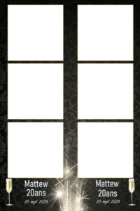 Bandelettes 5x15 photobooth borne Séville au studio Martin à la cote st andré